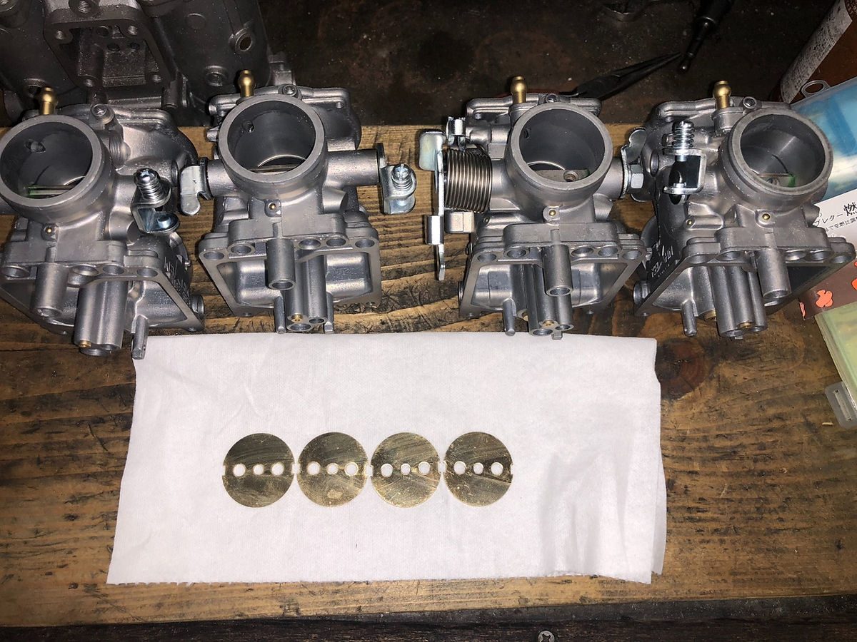 ZEPHYR 400 キャブレター — 交換する小物部品